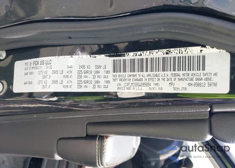 2016 Jeep Cherokee 75Th Anniversary from USA, damaged, VIN 1C4PJMCS9GW285854